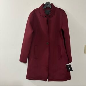 Steve Madden Air Layer Soft Shell Fashion Jacket Coat‎ Cranberry size Large NWT
